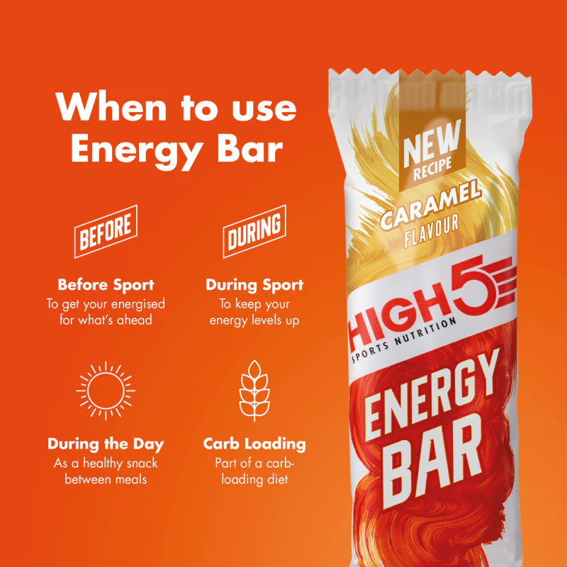 High5 Energibar Karamel (12 x 55g)