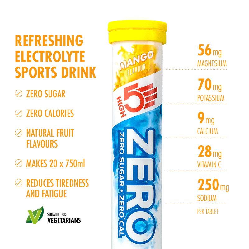 High5 Elektrolyttabs ZERO Mango (8x20 tabs)