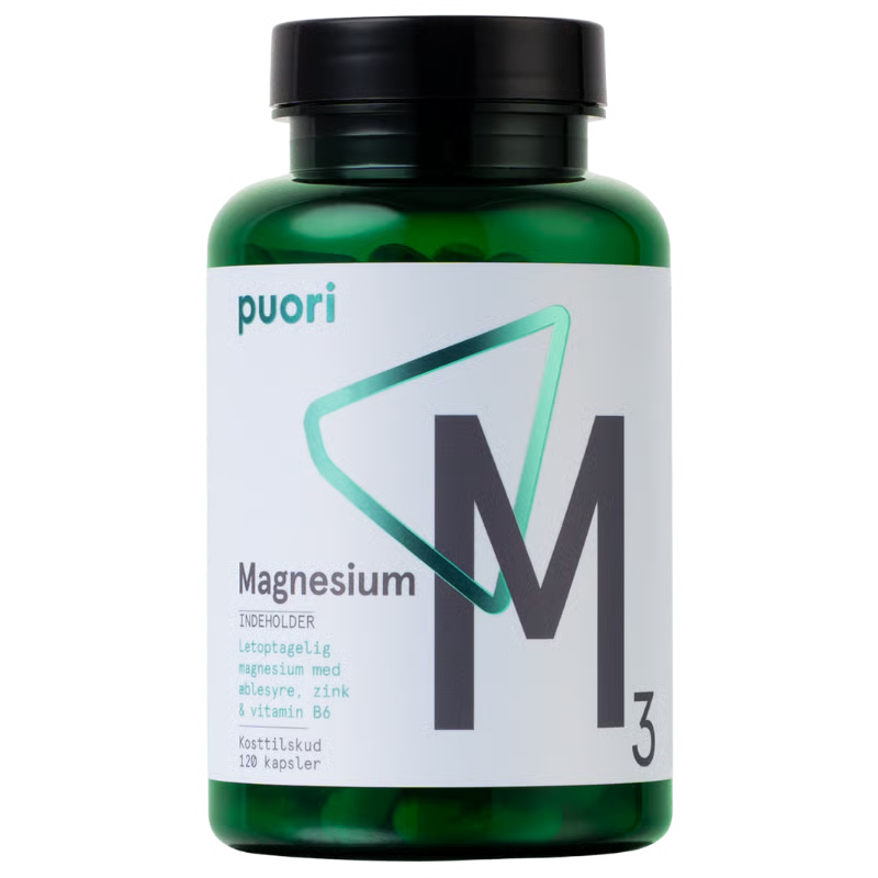 Puori M3 - Magnesium 120 kapsler