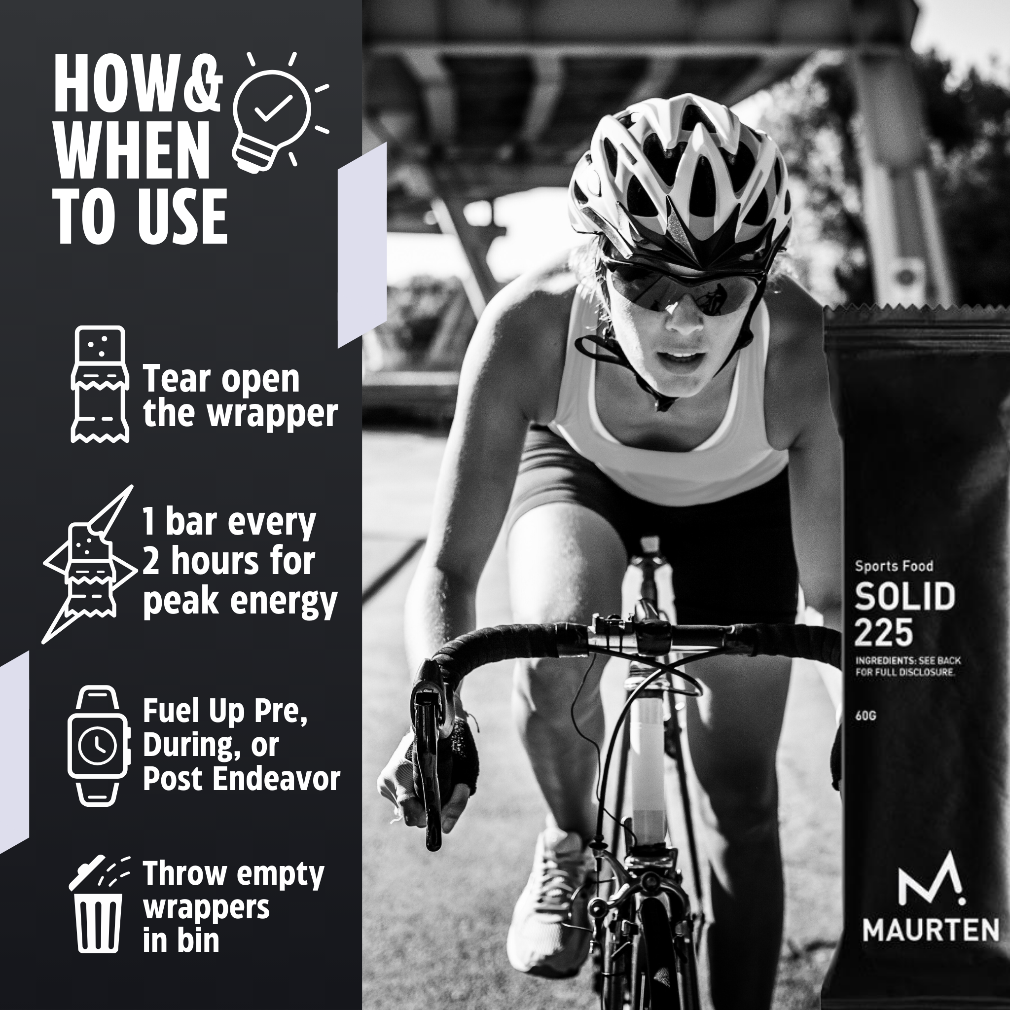 Maurten Energibar Solid 225 (60g) - DATOVARE