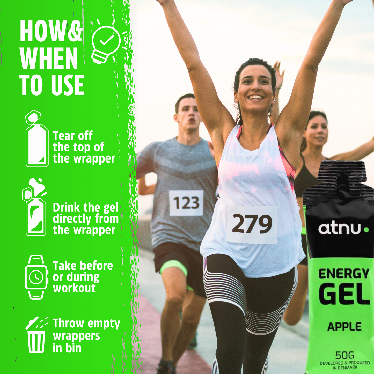 ATNU Energigel Æble 50 g