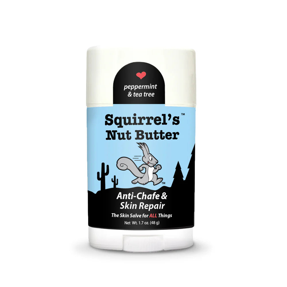 Squirrel’s Nut Butter Anti Chafe Stick – Pebermynte & Tea Tree
