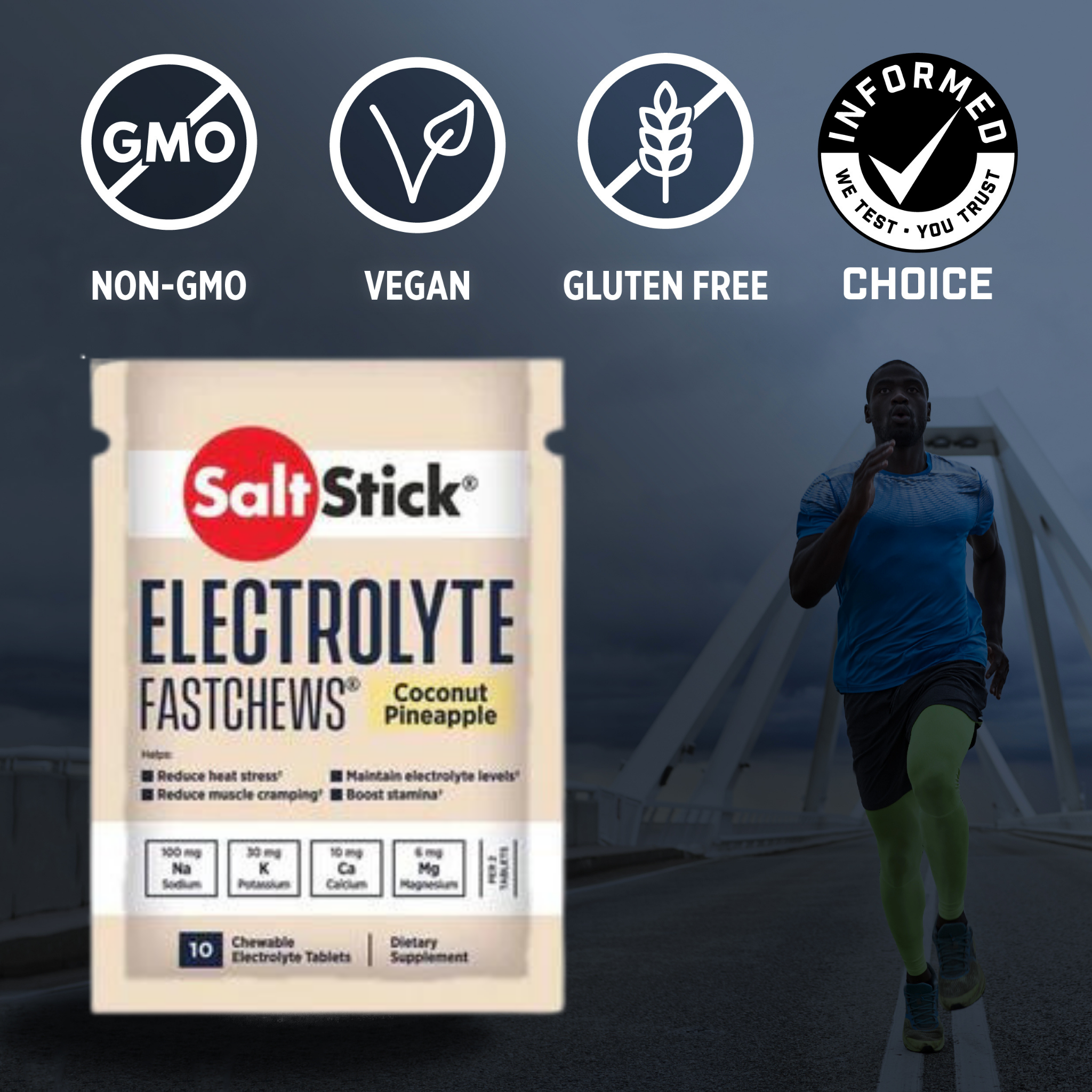 SaltStick Fastchews Coconut Pineapple (10 chews)