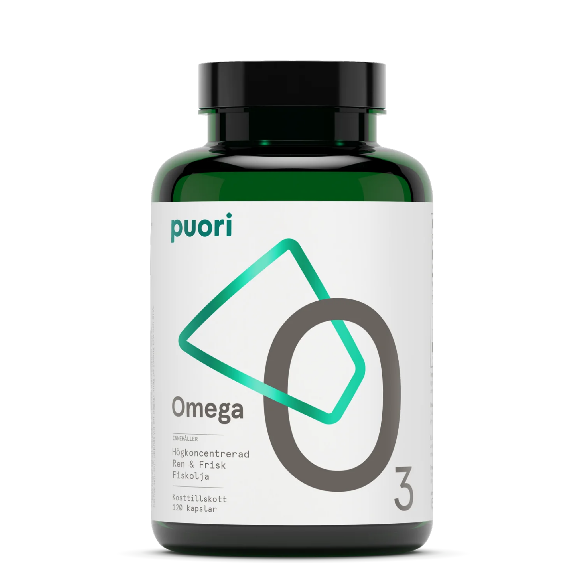 Puori Omega-3 Fish Oil O3 (180 kapsler)