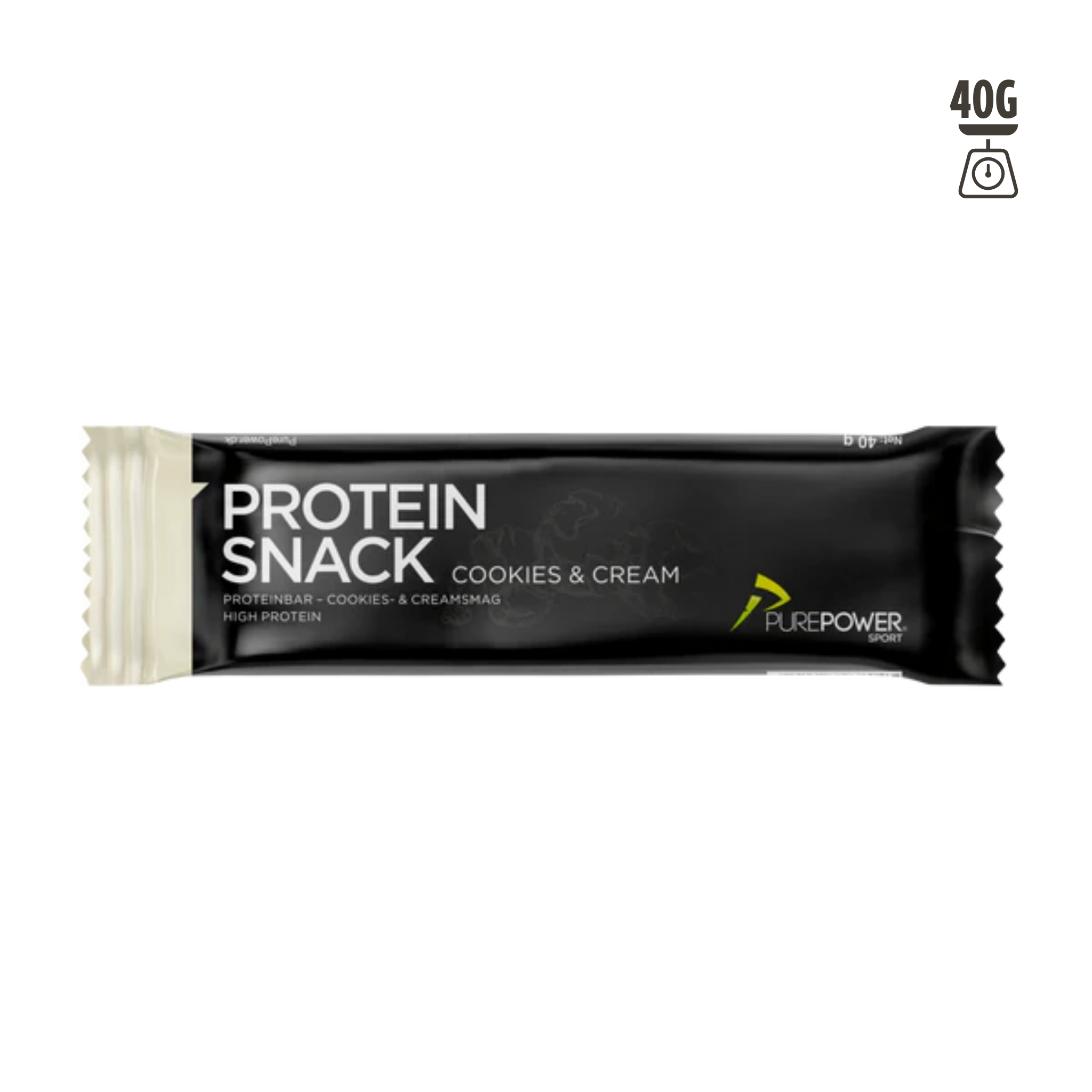 PurePower Proteinbar Cookies & Cream (40g)