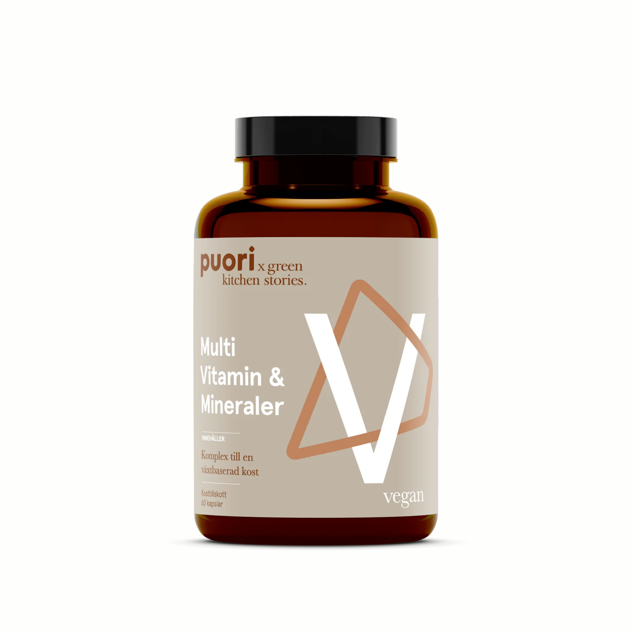 PUORI Vitamin V - Multivitamin og mineraler (60 Kapsler)