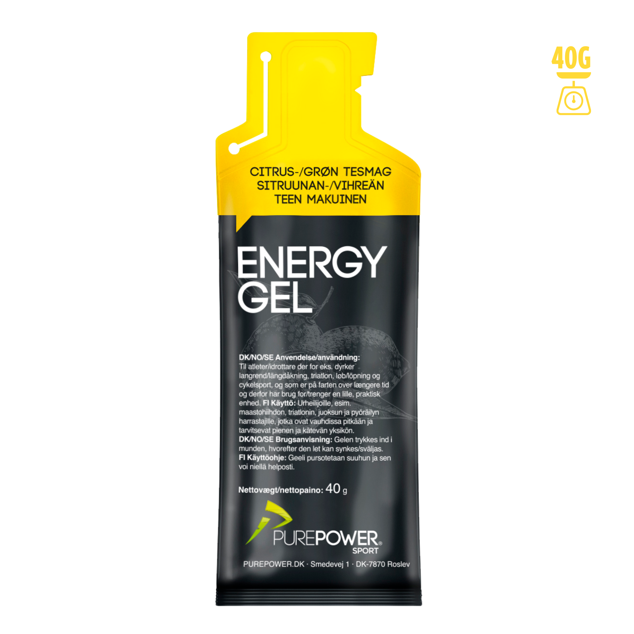 PurePower Energigel Lemon Tea (40g)