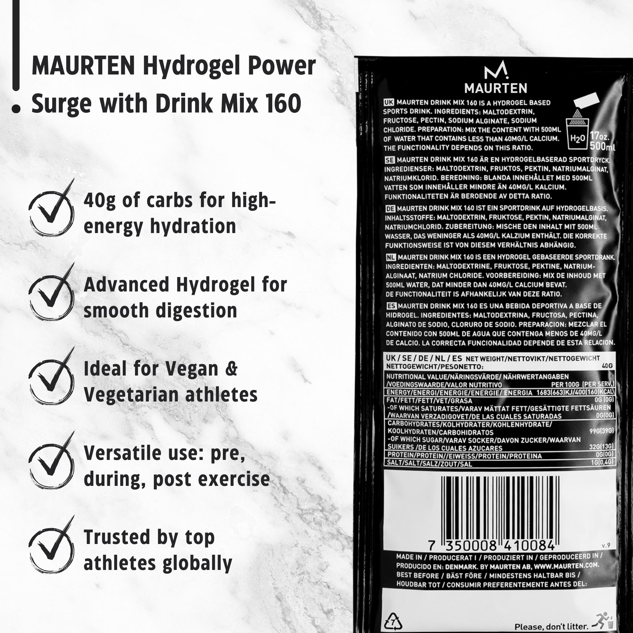 Maurten Energidrik Drink Mix 160 (40g)