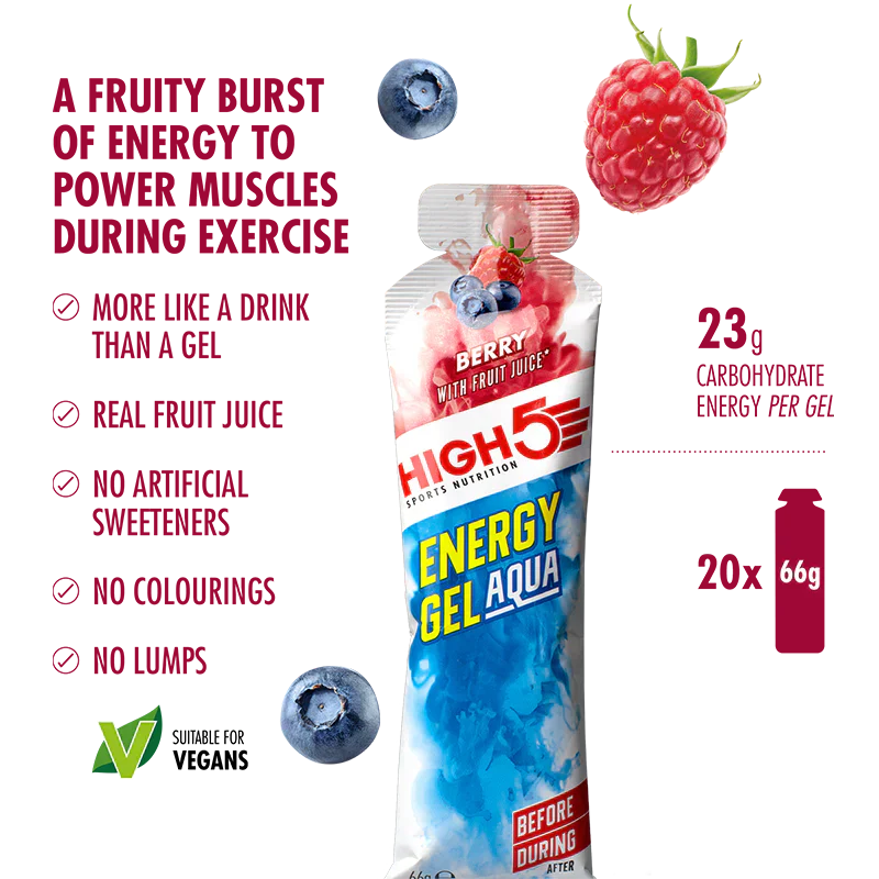 High5 Energigel Aqua Berry (20x66g)
