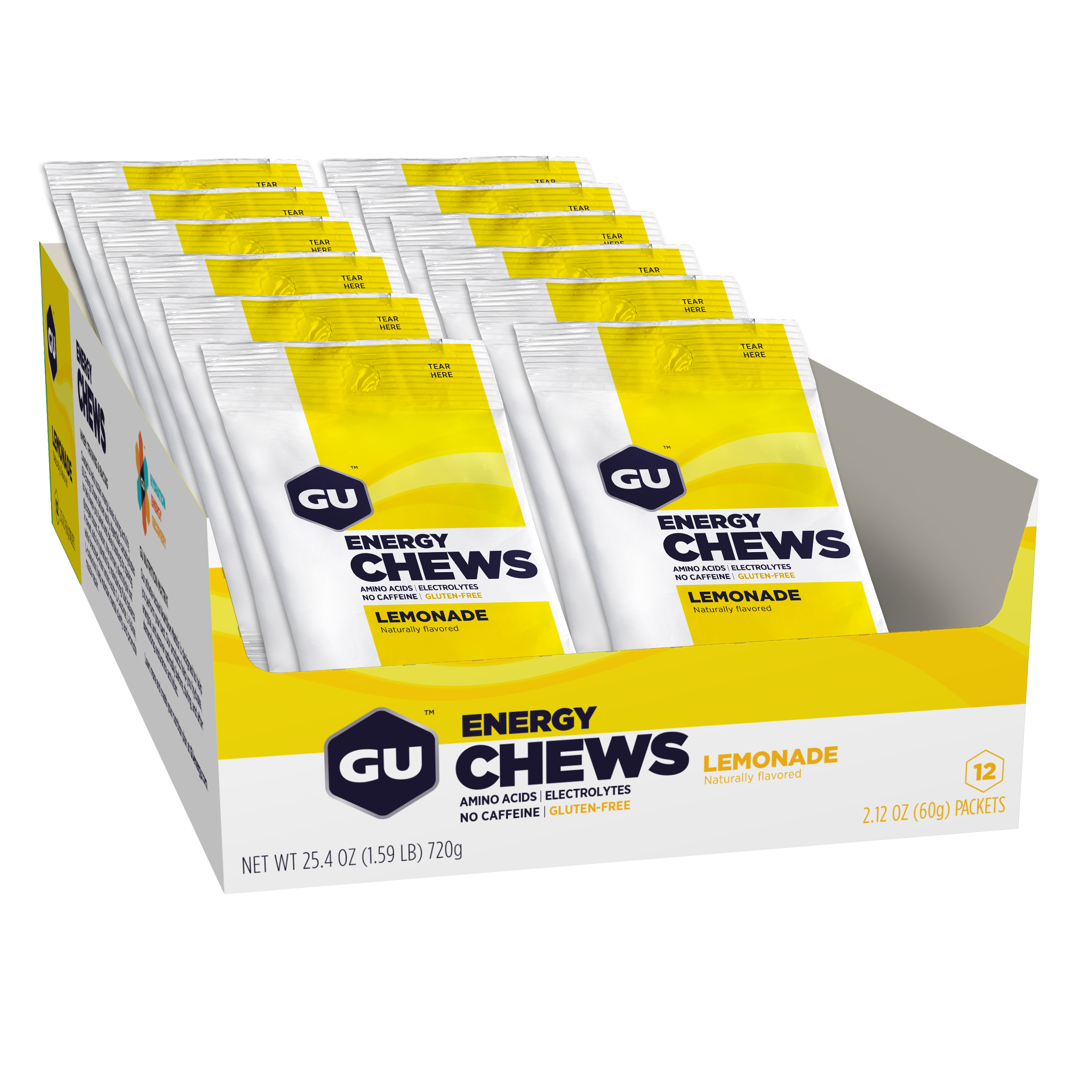 GU Energy Chews Lemonade (12 x 60g) DATOVARE
