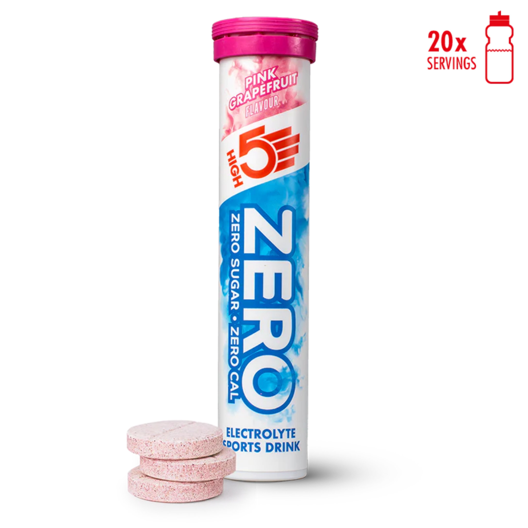 High5 Elektrolyttabs ZERO Pink Grapefruit (20 tabs)