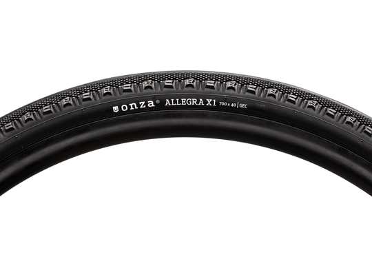 ONZA Allegra X1 Black 700x45C 600g Gravel foldedæk