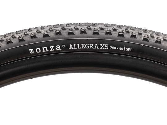 ONZA Allegra X5 Black 700x50C 610g Gravel foldedæk