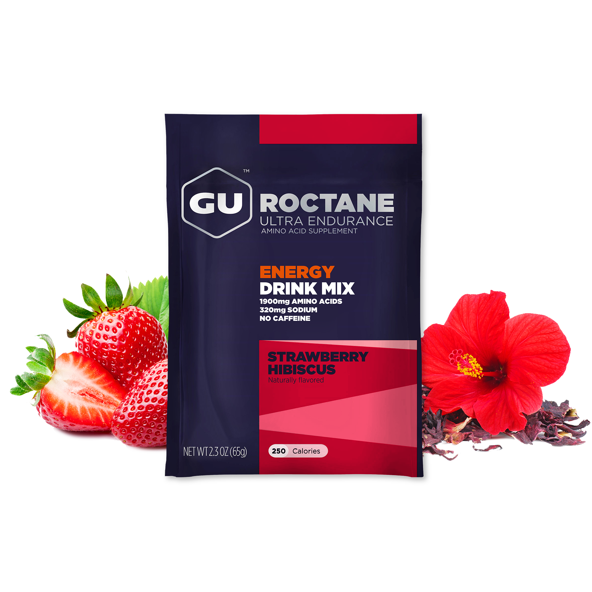 GU Energy Drink Roctane Strawberry Hibiscus (10x65g) DATOVARE