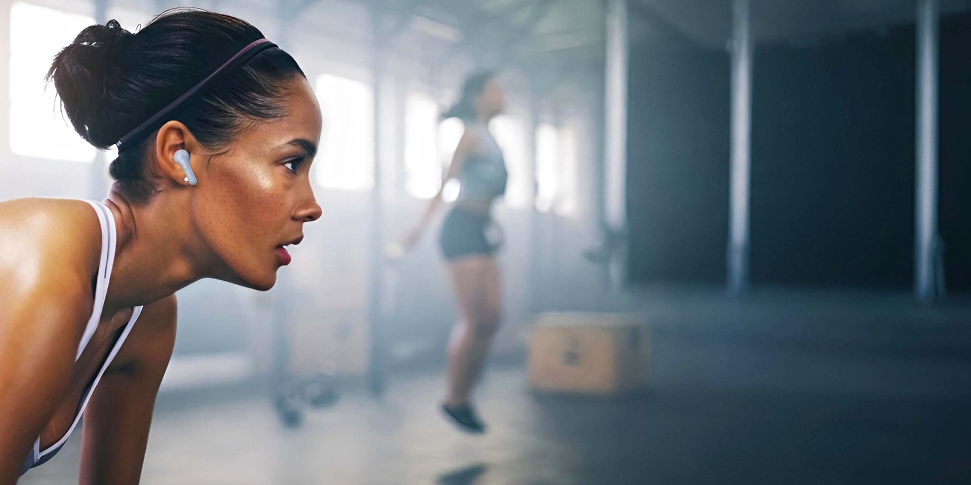 Women Workout Fitness Urbanears Headset Boo Tip Bluetooth in ears