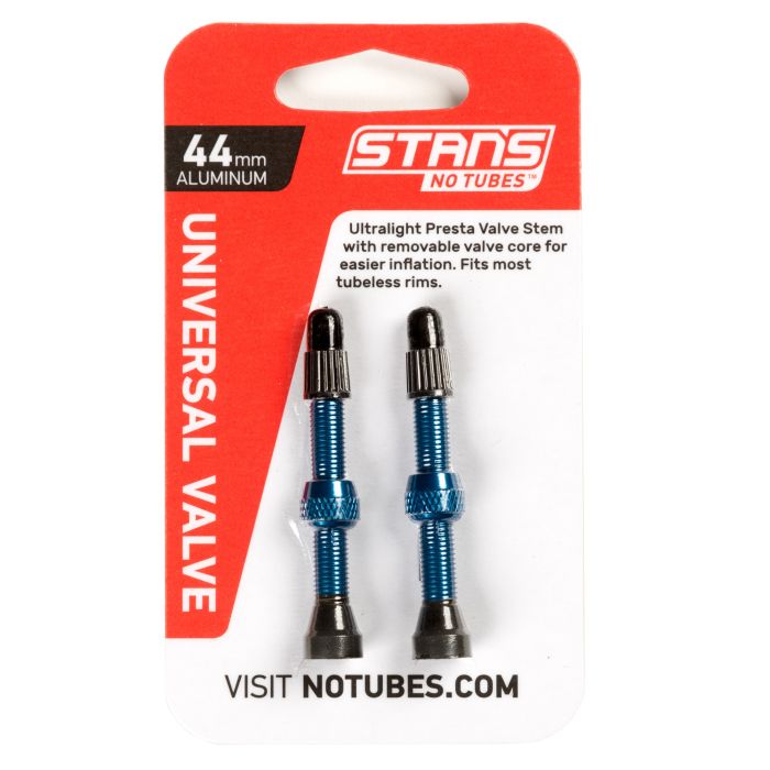 Stan's NoTubes ventilsæt ALU presta 44 mm (Blue)