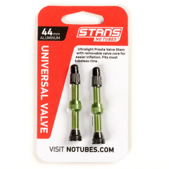 Stan's NoTubes ventilsæt ALU presta 44 mm (Green)
