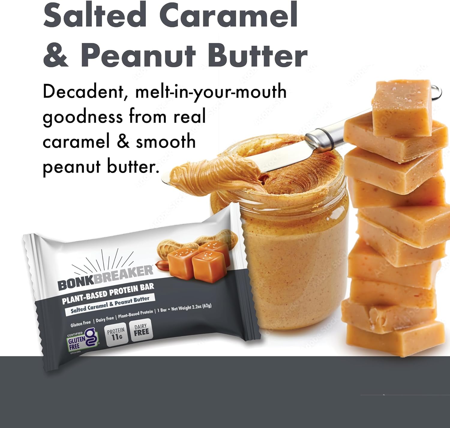 Bonk Breaker Proteinbar Salted Caramel & Peanut Butter (12x62g)