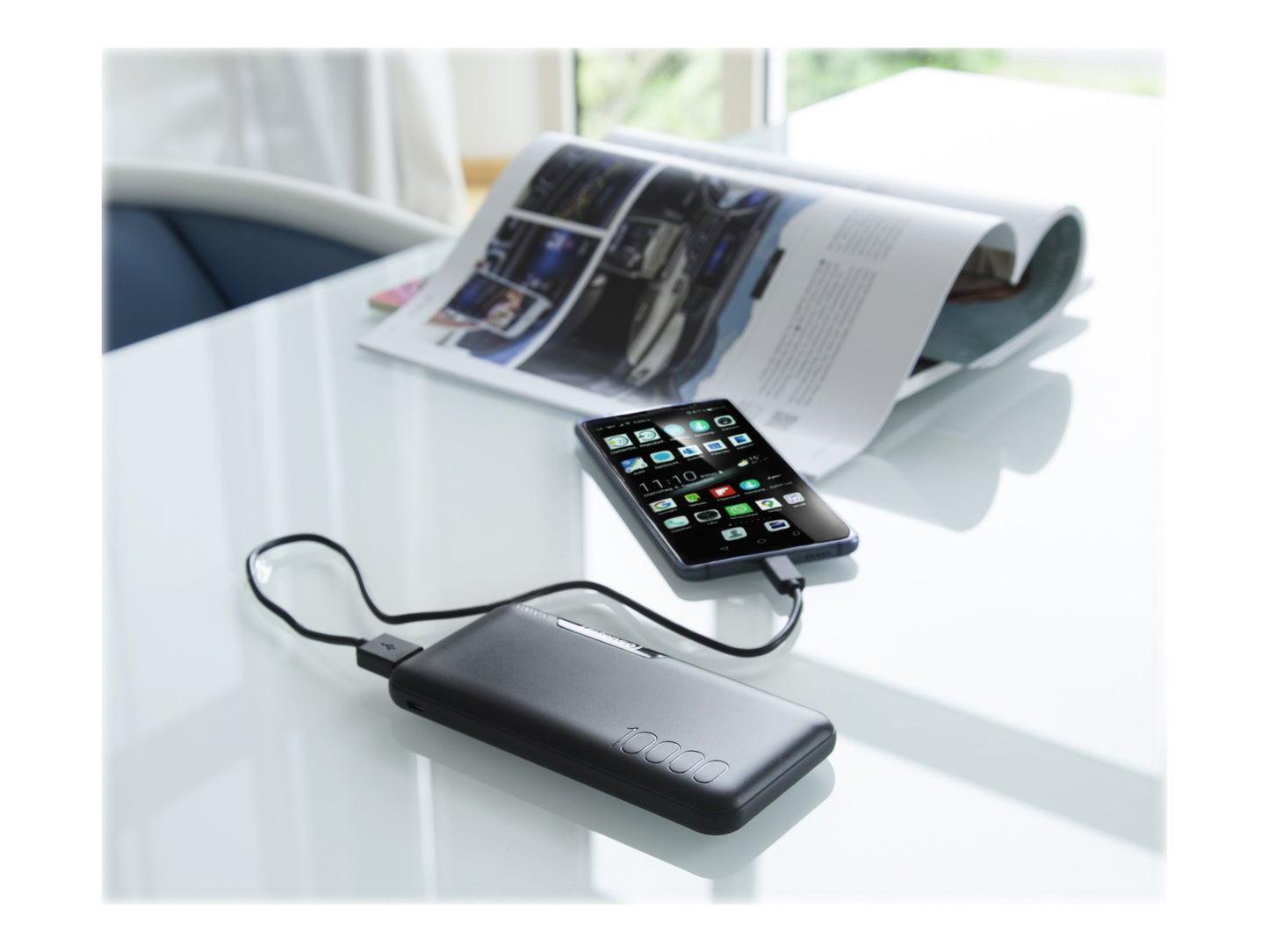 Intenso P10000 Powerbank 10000mAh - sort 225 g