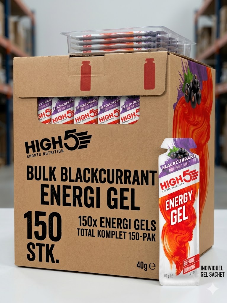 High5 Energigel Blackcurrant 40 g x 150 stk. DATOVARE