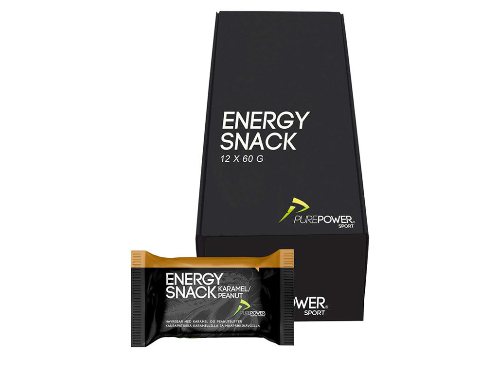 PurePower Energibar Karamel & Peanut (12x60g)