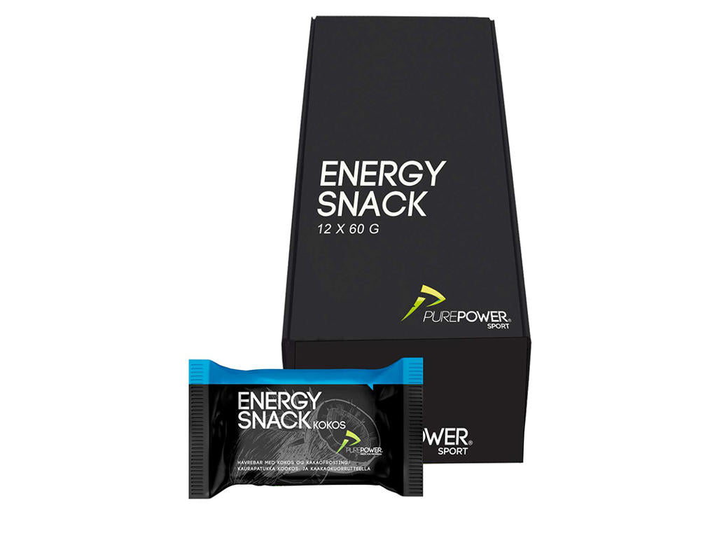 PurePower Energibar Kokos/Chokolade (12x60g)