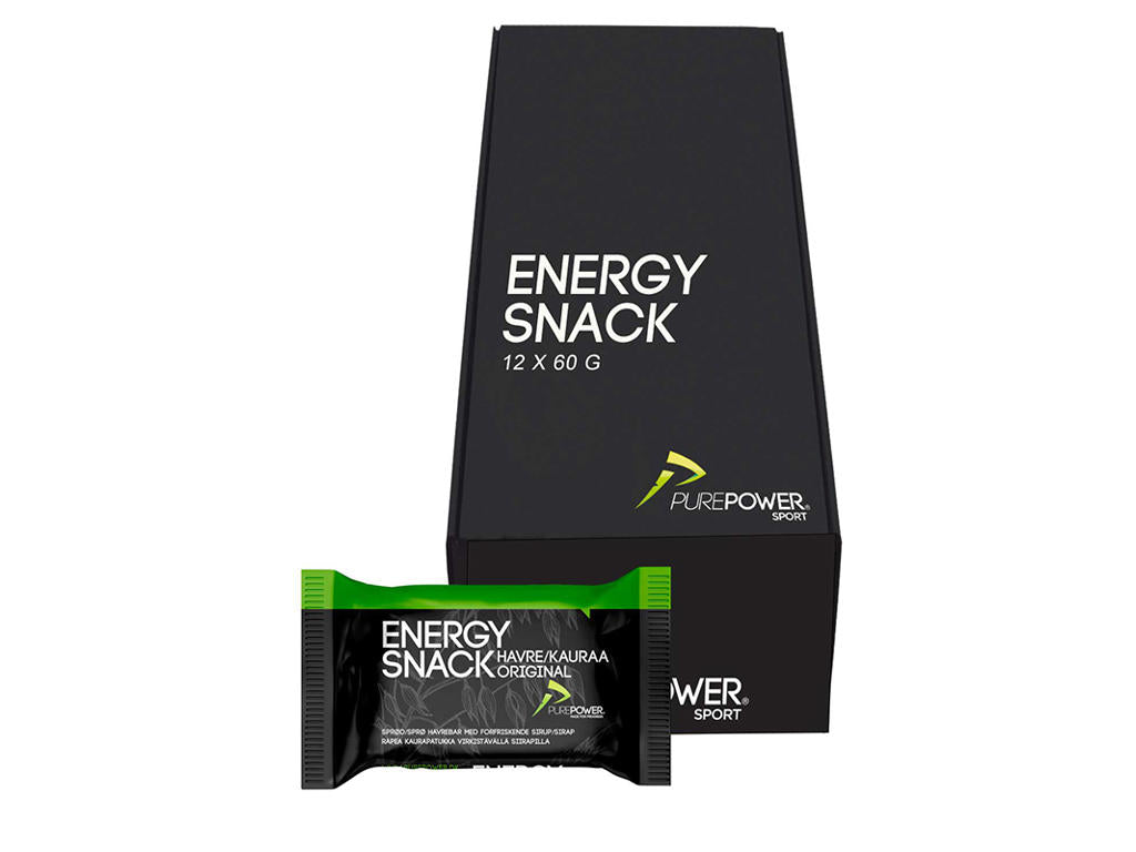 PurePower Energibar Original/Havre (12x60g)