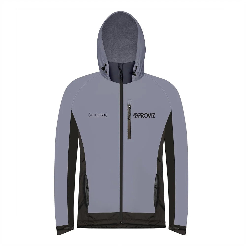 Proviz Reflect360 Outdoor Fleece jakke herre grå