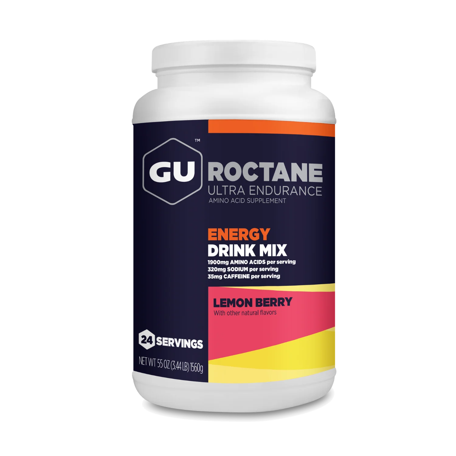 GU Energy Drink Roctane Lemon berry Caffeine 1560g