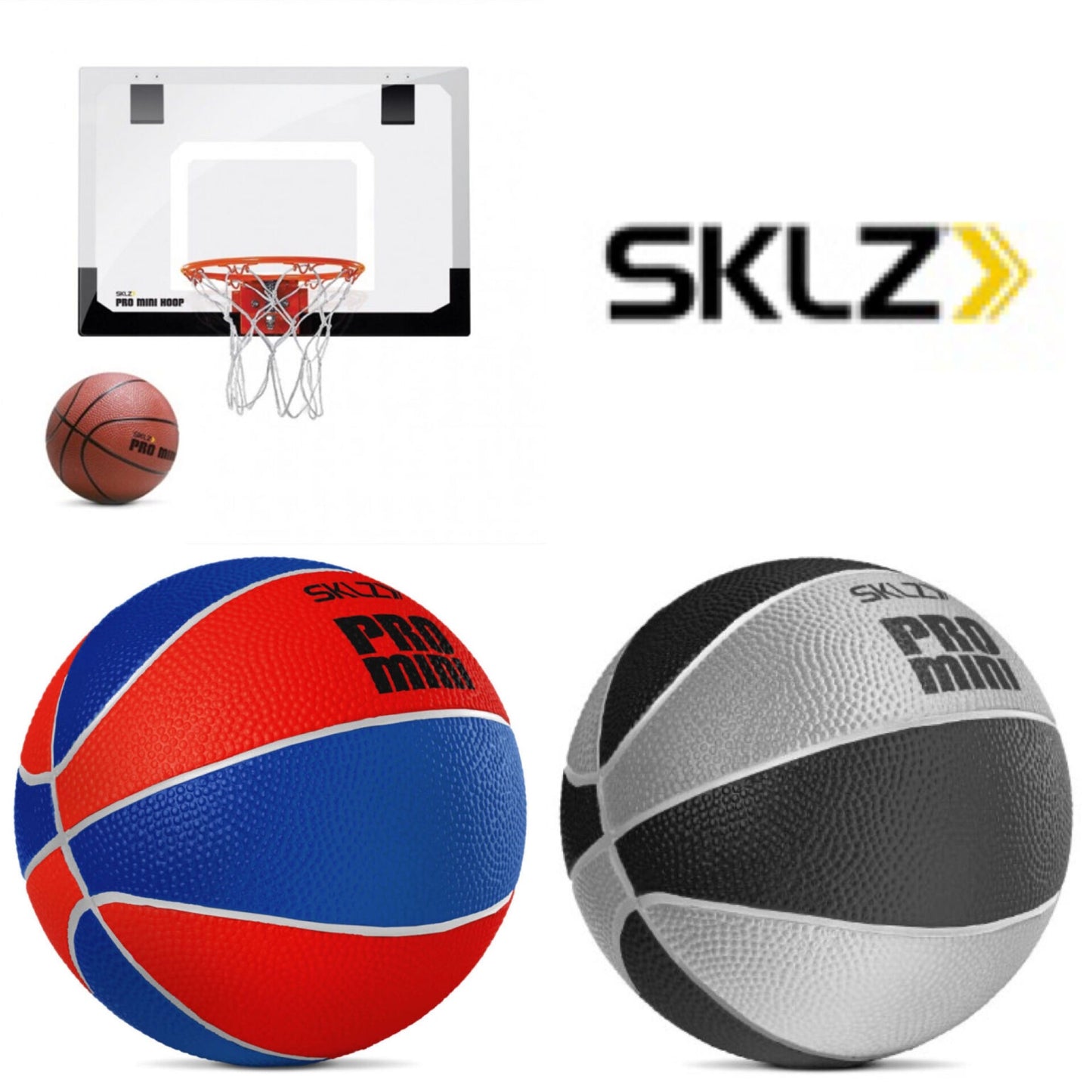 SKLZ Pro Mini Hoop basketball 3 bolde