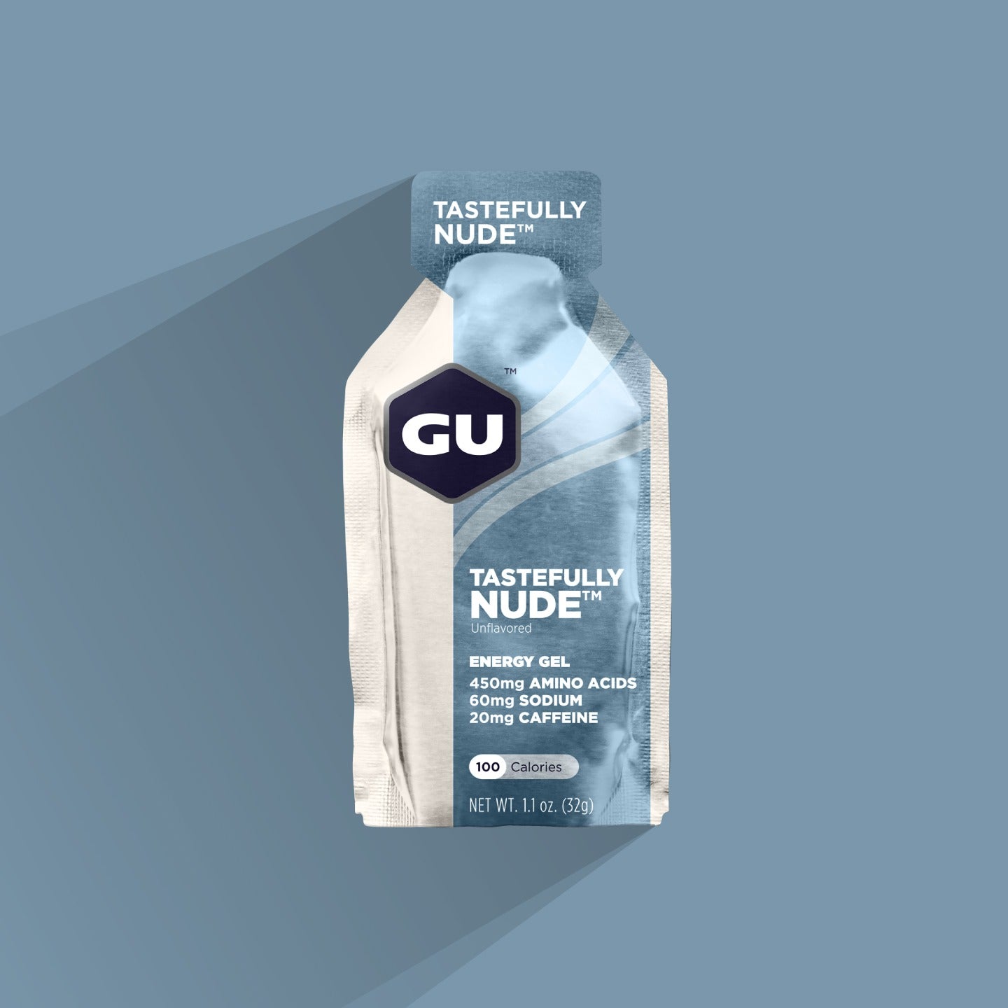 GU Energy Energigel Tastefully Nude med koffein (24x32g)
