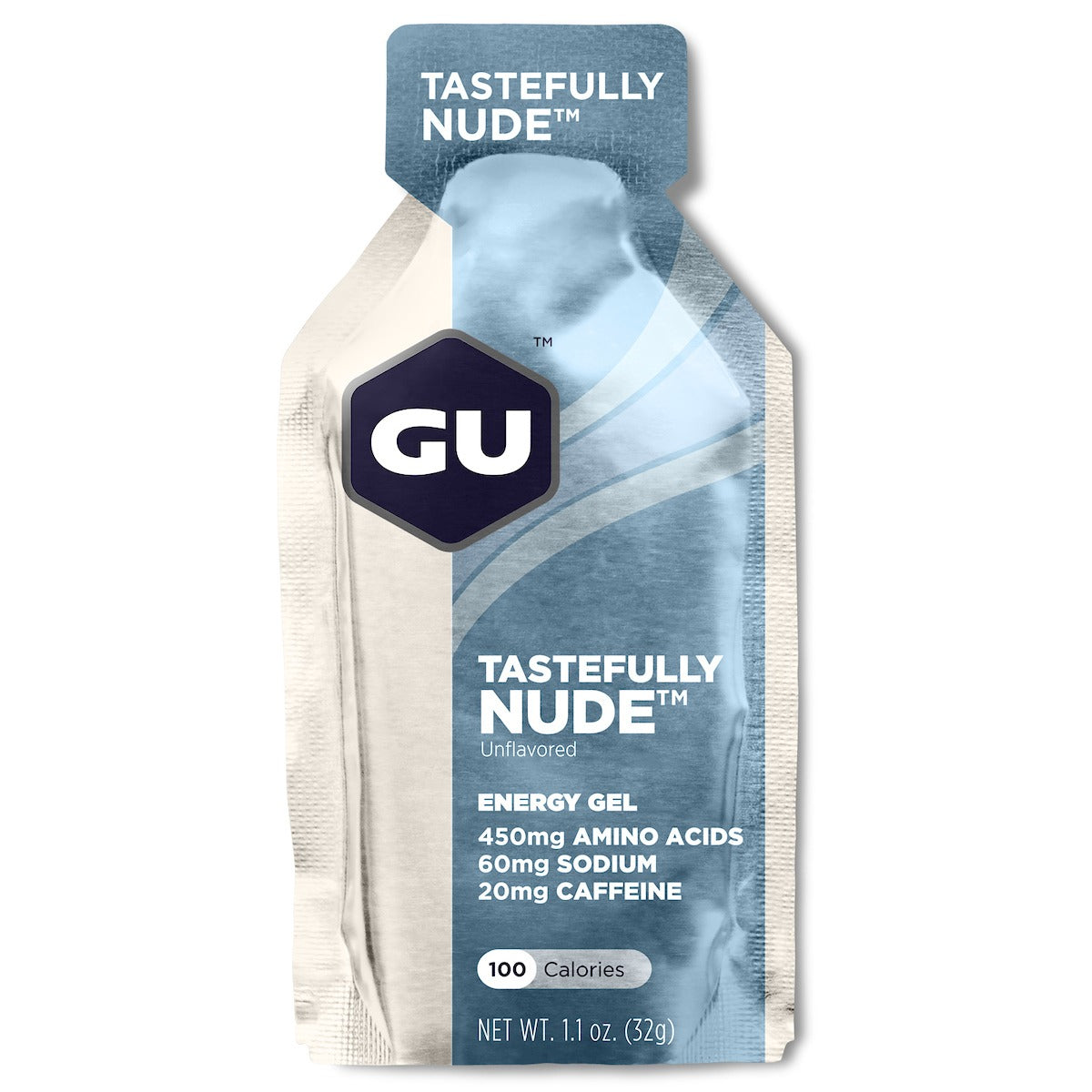 GU Energy energi gel Tastefully Nude med koffein