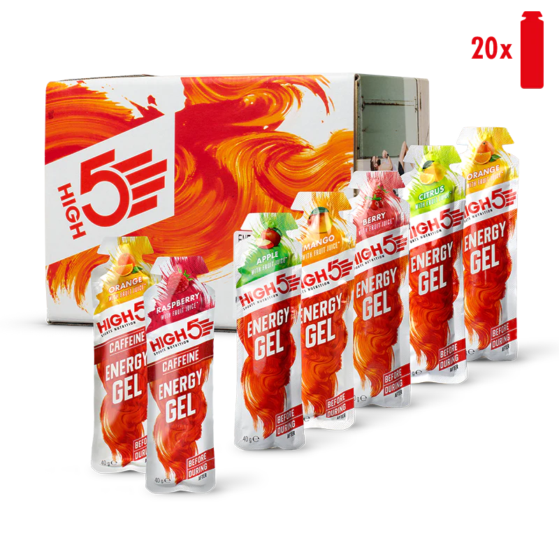 High5 Energigel Mixed Flavors 40 g x 20 stk.