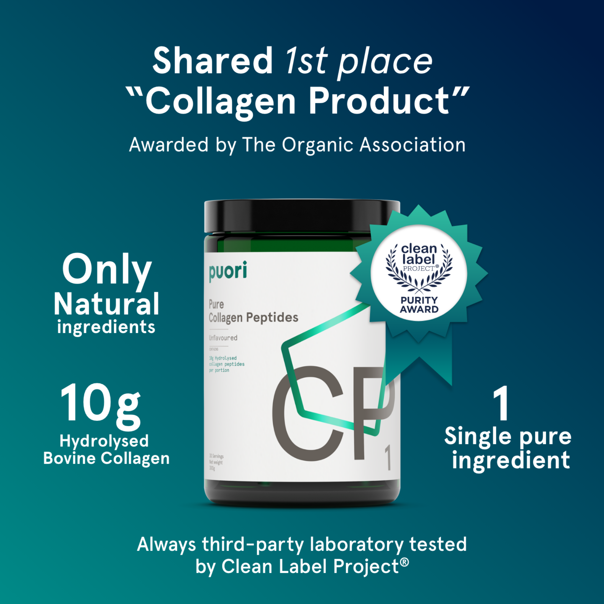 Puori CP1 Pure Collagen (300g)