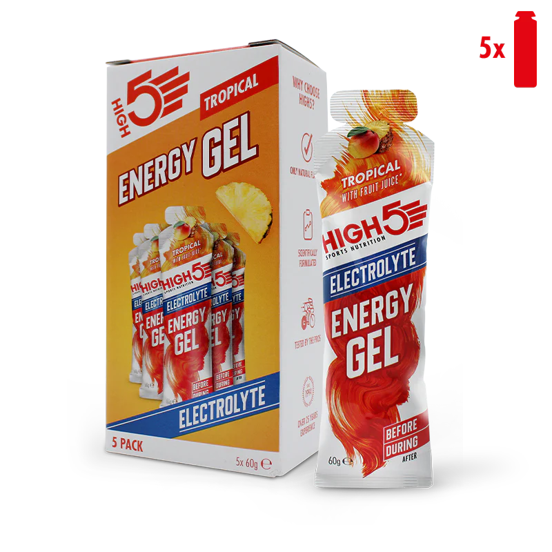 High5 Energigel Electrolyt Tropical (5x60g)