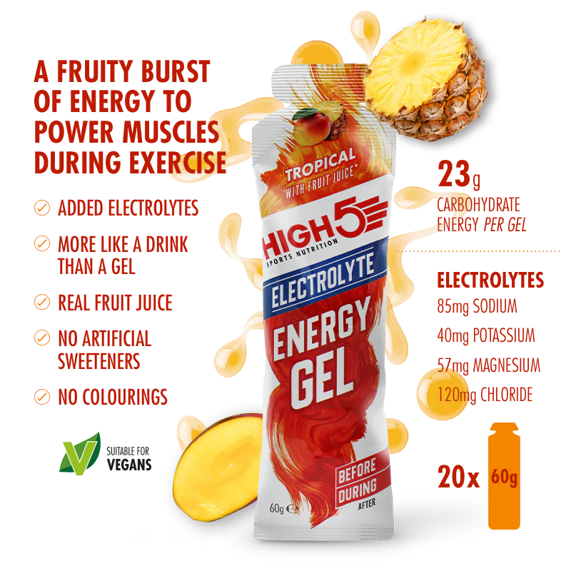 High5 Energigel Electrolyt Tropical (5x60g)