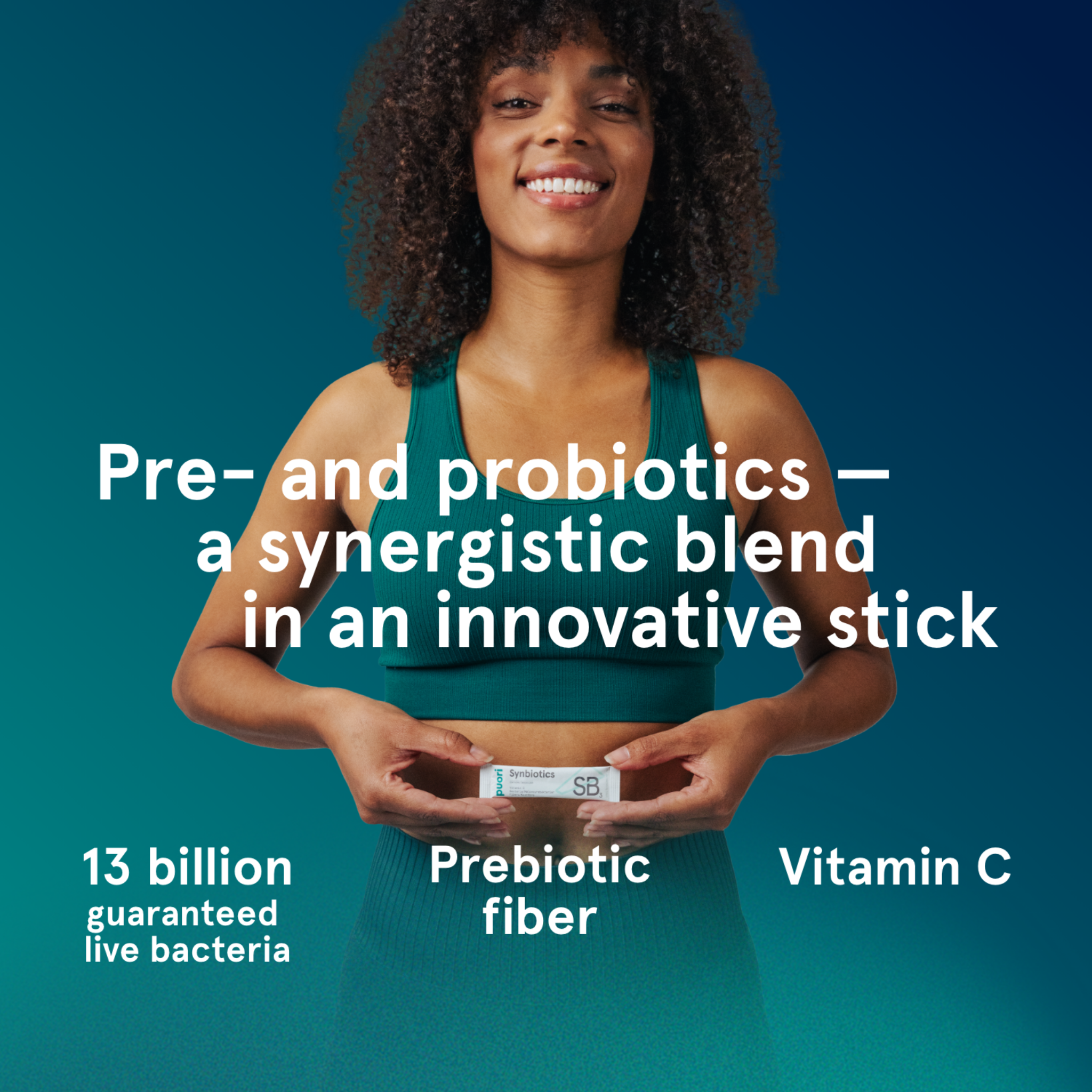Puori SB3 Vitamin C, Fiber & Probiotics (30 Servings)