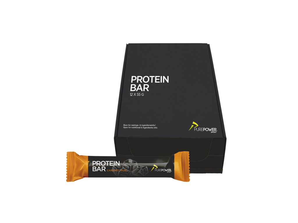 PurePower Proteinbar Caramel & Rum (40g) 12 stk.