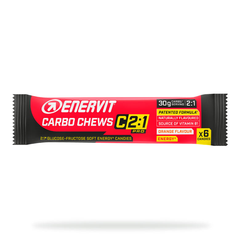 Enervit C2:1 Carbo Chews Orange 3 pakker á 34g