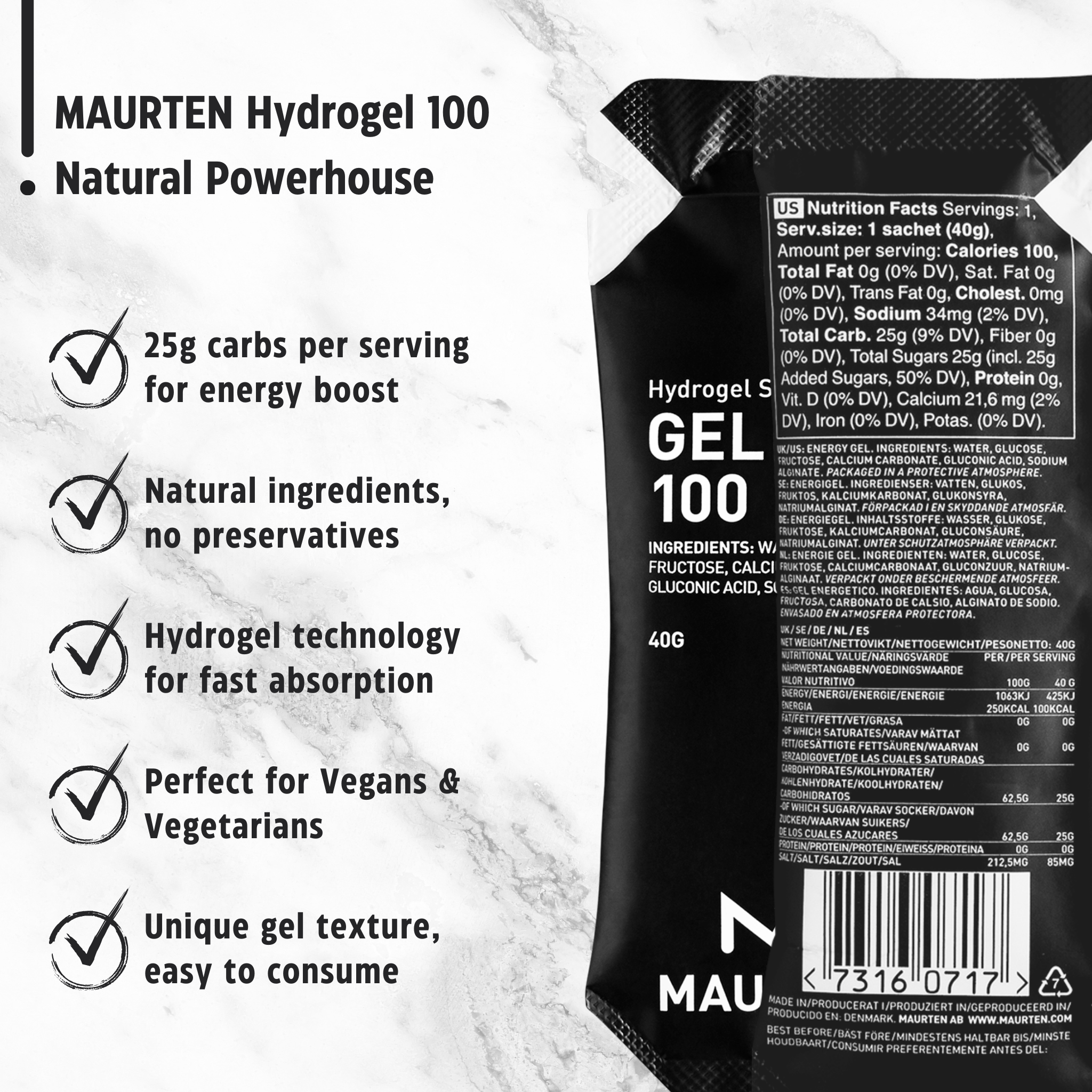 Maurten Energigel Gel 100 (40g)