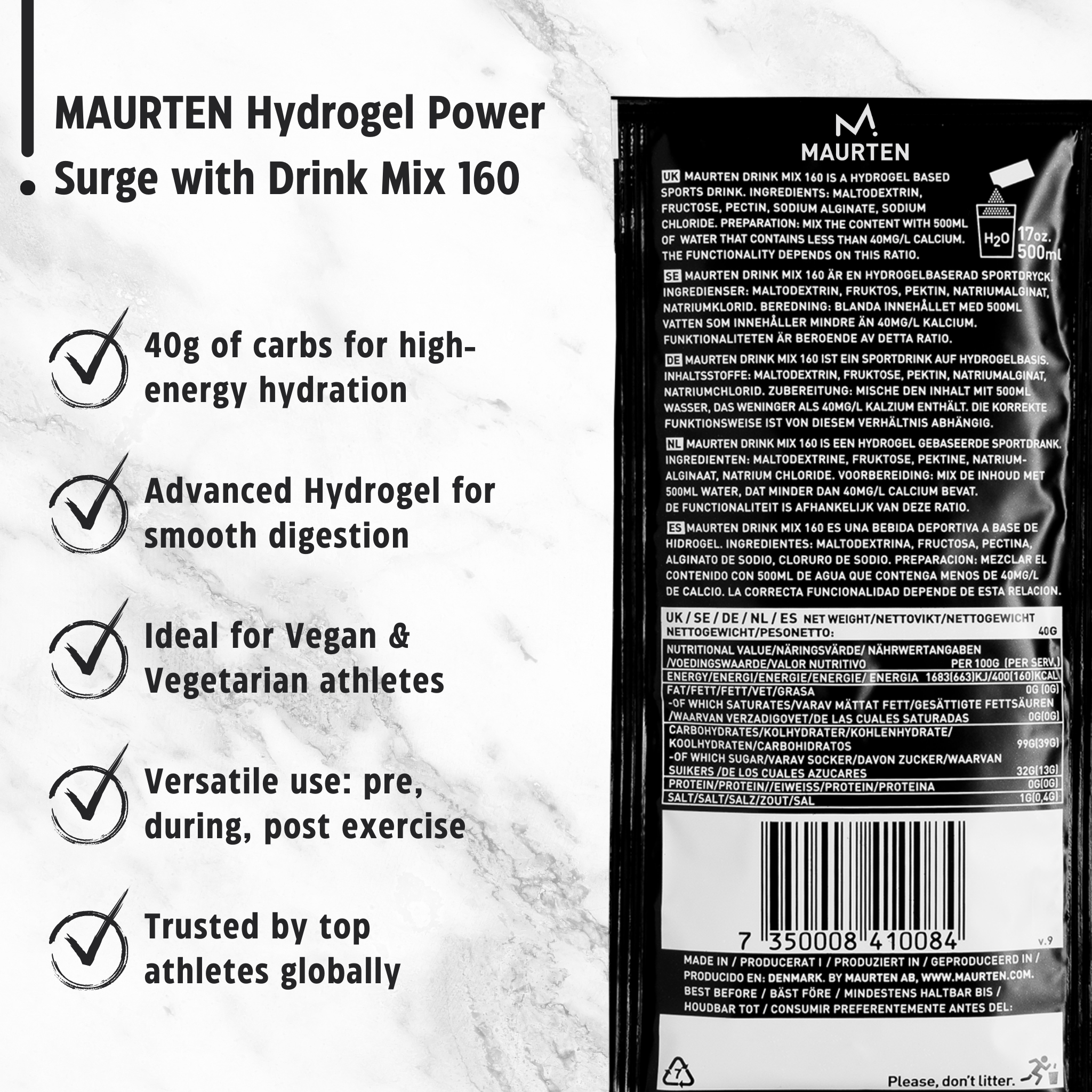 Maurten Energidrik Drink Mix 160 (18x40g)