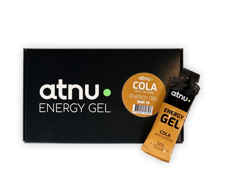 ATNU Energigel Cola med Koffein (50g) Box med 15 stk.