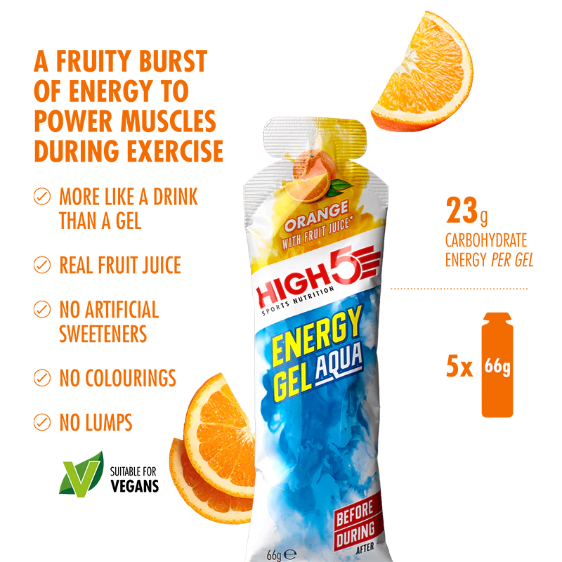 High5 Energigel Aqua Orange 5x66 g