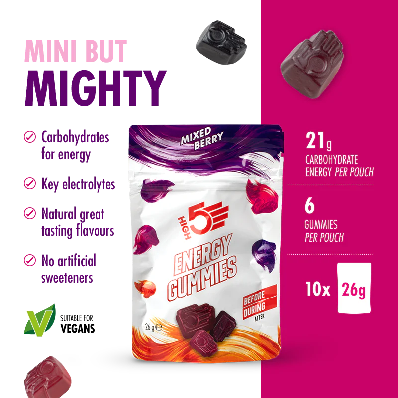 High5 Energichew Gummies Mixed Berries 10x26g