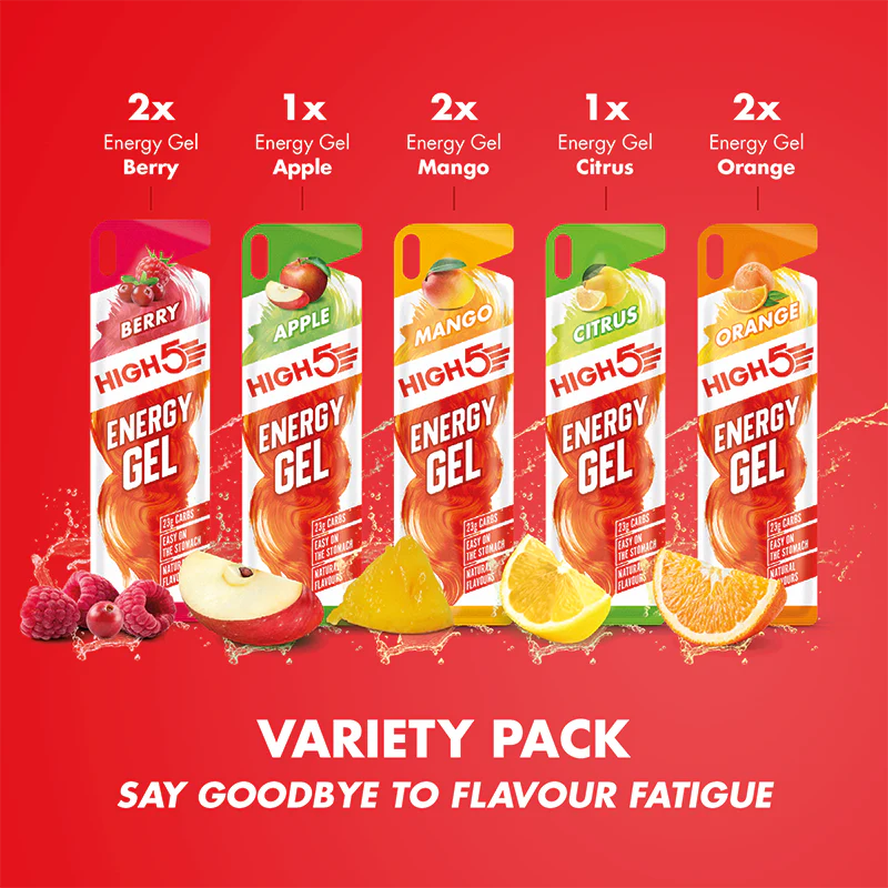 High5 Energigel Mixed Flavour 8 Pack