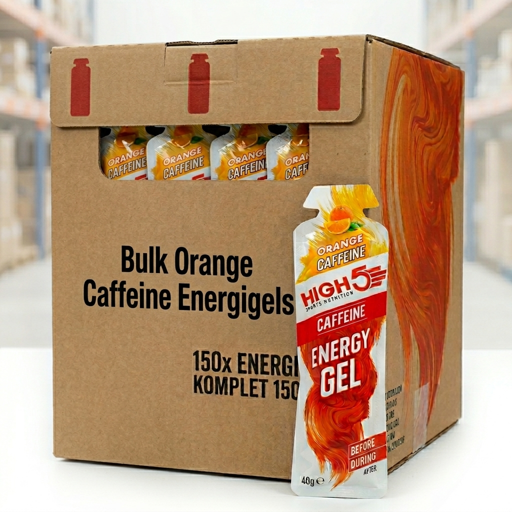 High5 Energigel Orange Caffeine 150 stk 40 g DATOVARE