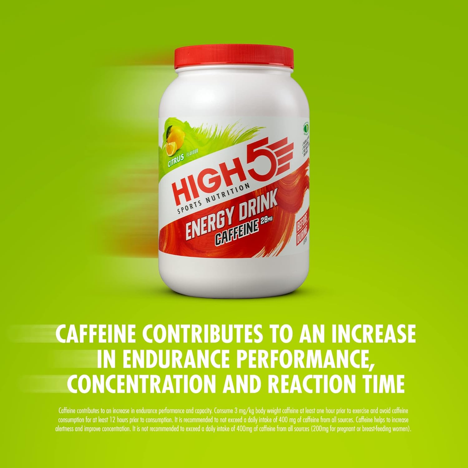 High5 Energidrik Citrus med koffein (2.2 kg)