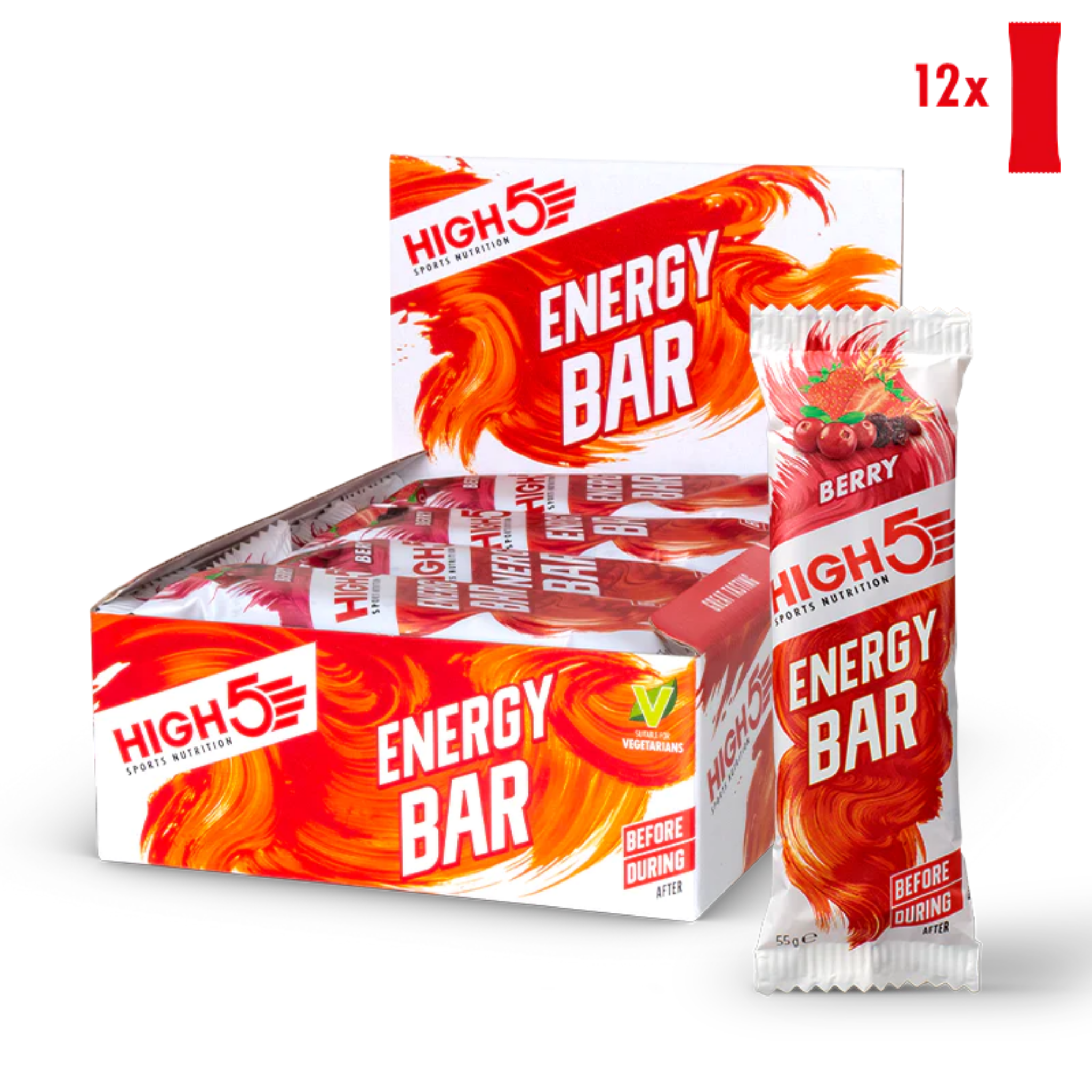 High5 Energibar Berry (12 x 55g) - Datovare