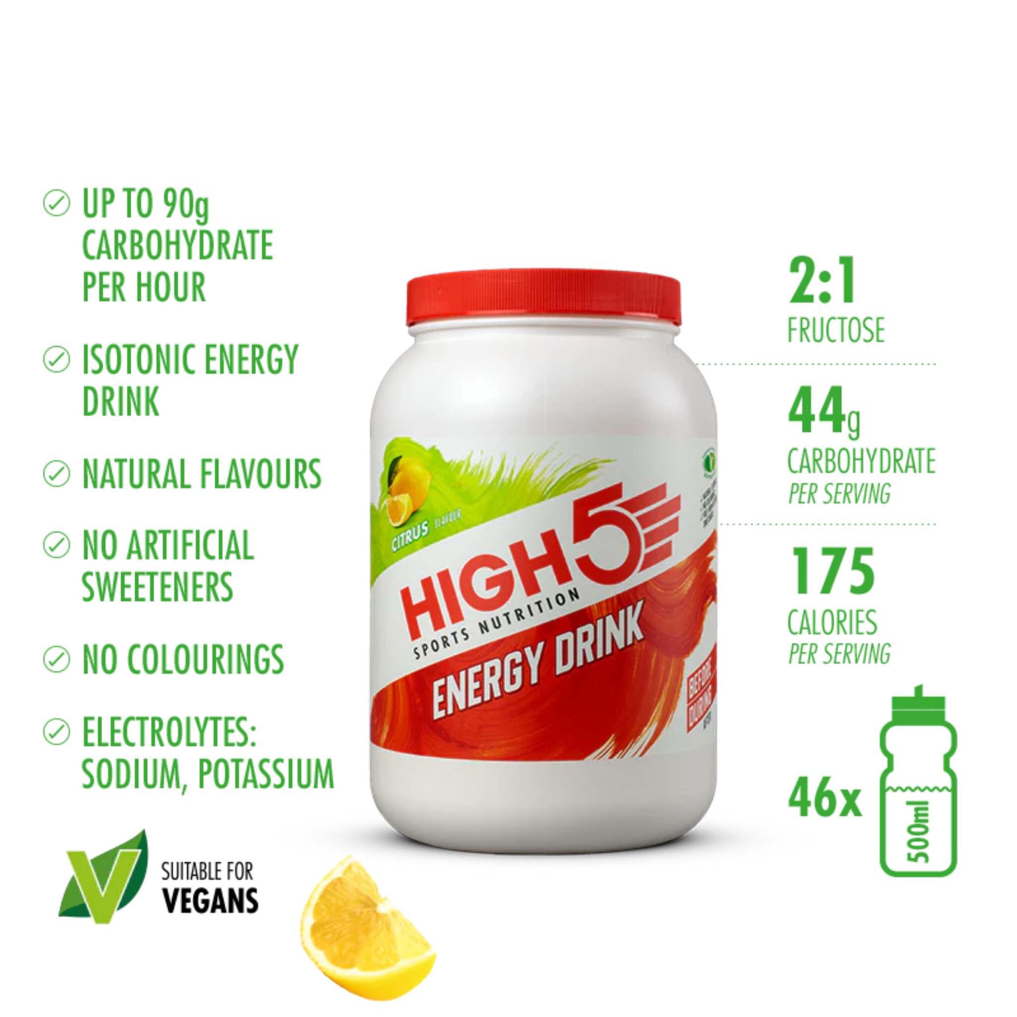 High5 Energidrik Citrus (2.2 kg)