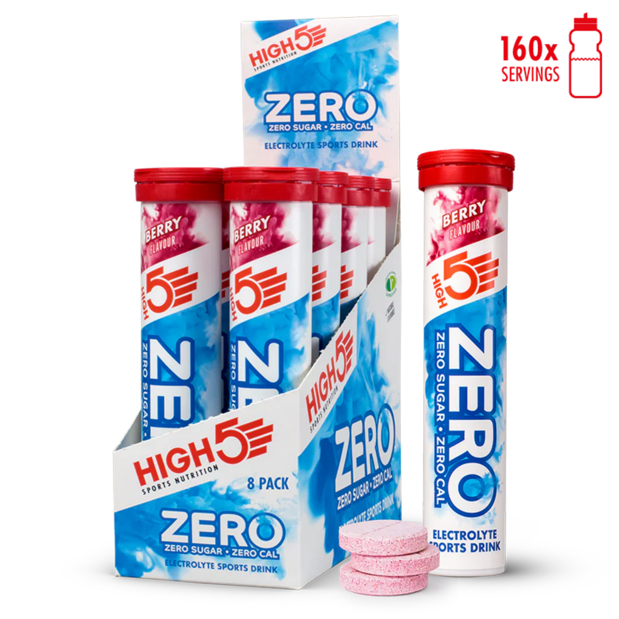 High5 Elektrolyttabs ZERO Berry (8x20 tabs)